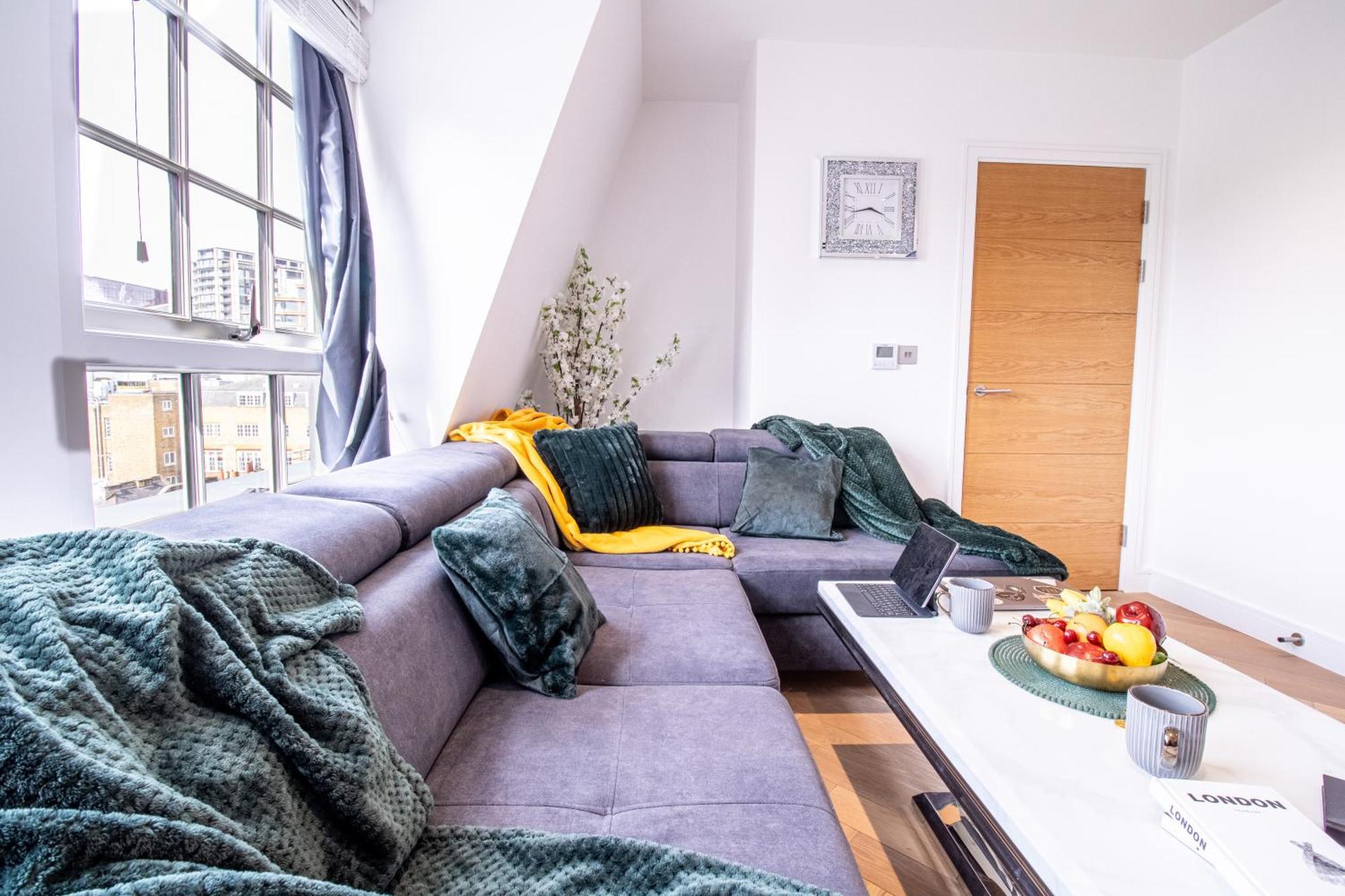 Luxurious 1-Bedroom Penthouse In Marble Arch 71 London Eksteriør billede